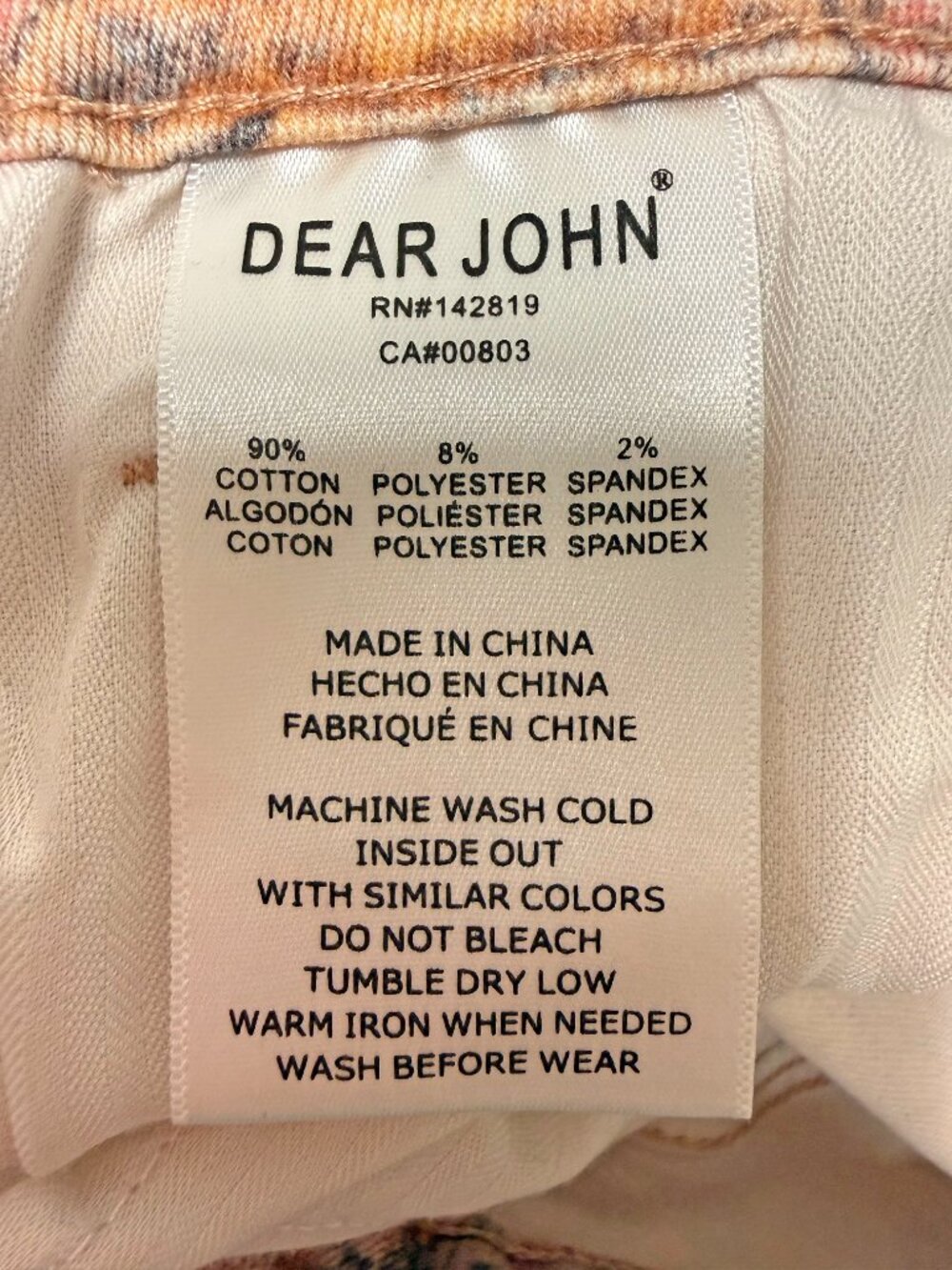 Dear John Mid Rise Micah Jeans | Tibetan Tapestry - Picture 11 of 15